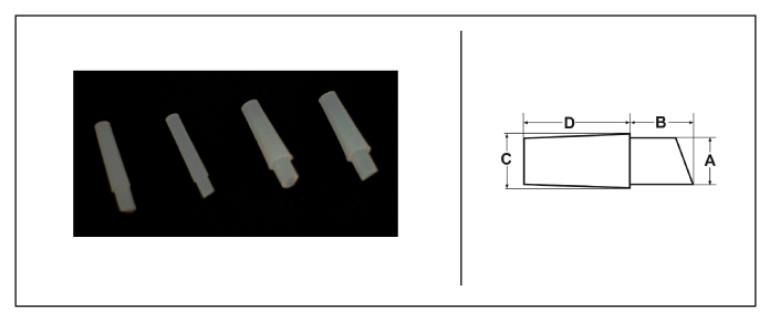 Tuuters Set 10 Tappi Conici In Silicone, Mix Di Dimensioni, Gomma Siliconica Resistente Da -60°C A +220°C, Made In Germany - 2